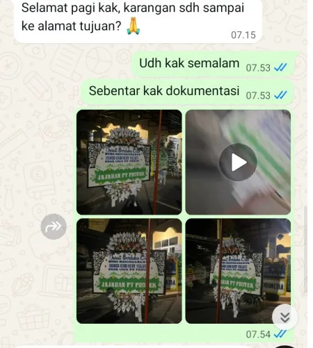 Pengiriman Papan Bunga Selamat Stadion Pakansari Cibinong