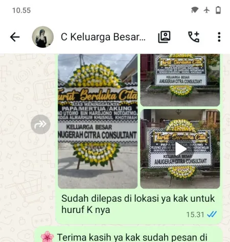 Pengiriman Papan Bunga Duka Stadion Pakansari Cibinong